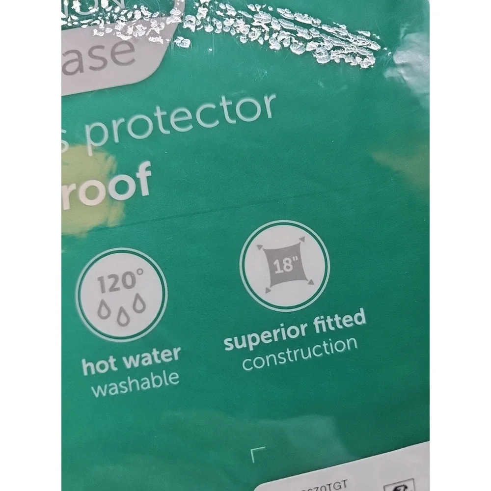 Twin‎ Size Fitted Waterproof Mattress Protector  - AllerEase Perfect Protection